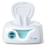 Hiccapop Baby Wipe Warmer and Baby Wet Wipes Dispenser | Baby Wipes Warmer for Babies | Diaper Wipe Warmer with Changing Light, White