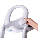 Step Up 2 N 1 Potty Training Seat, Upgrade Toddler Toilet Seat for Kids Boys Girls, Potty Training Toilet, Splash Guard Anti Slip Pad Step Stool