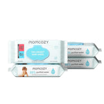 Momcozy Baby Wipes-Extra Large Size Design, 99% Water Based, Unscented & Hypoallergenic, Cleansing & Moisturizing Baby Wipes for Sensitive Skin, 8 Flip-Top Packs (480 Wipes Total)