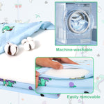 VUCWS 2025 Upgraded Pack and Play Mattress 38" x 26" Soft Firm Premium Foam Pack N Play Mattresses Odorless Breathable Comfort Baby Foam Portable Playpen Mattresses (Tri-fold Dinosaur)