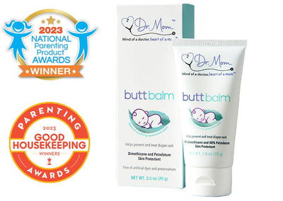 Dr. Mom Butt Balm Ultra-Premium Diaper Rash Ointment. Don't Let Diaper Rash Come Between You and Your Baby.