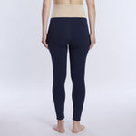 Motherhood Maternity Women's Maternity Essential Stretch Full Length Secret Fit Belly Leggings, Navy, Medium