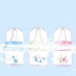 Baby Bottle Portable Baby Nursing Bottle 1.7oz Wide Neck Natural Flowing Easy to Milk Bottle for Infant Pet Dog
