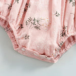 FOMOYUU Infant Newborn Baby Girl Ruffle Sleeveless Romper Summer Clothes Outfit with Cute Floral Print Jumpsuit (Pink-Daisy, 6-12 Months)