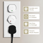 BBsecure Outlet Covers Baby Proofing - 40 Pack Plug Covers Baby Proofing with Unique Rotating Design, Outlet Plug Covers to Prevent Electrical Shock, for US 3-Prong, Home, Office, School, White
