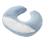 Aullar Pillowcase for Nursing Pillow and Positioner for Breastfeeding and Bottle Feeding, Propping Baby, Tummy Time, Baby Sitting Support, Awake-Time Support, Pillow Cover Only (Blue)