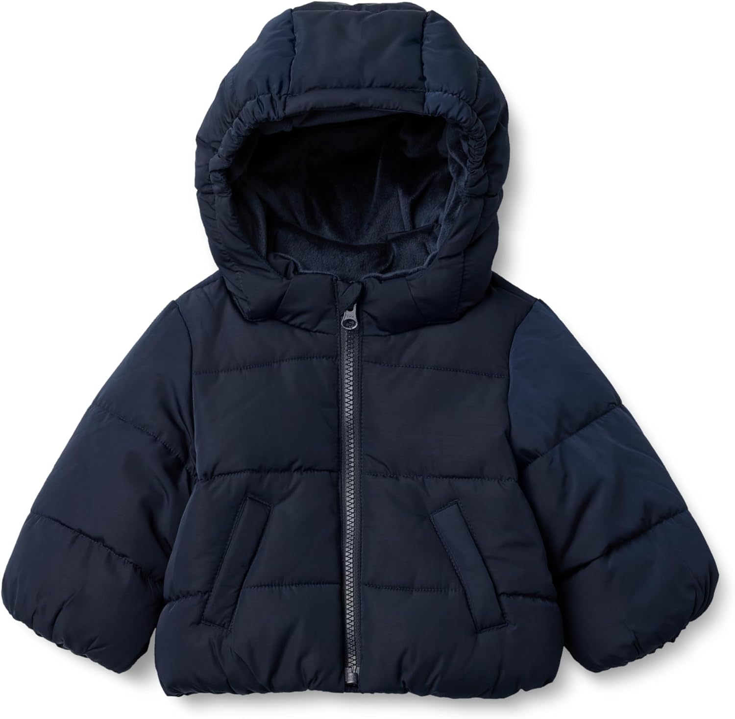 Amazon Essentials x Sofia Grainge Babies, Toddlers, and Boys' Water-Resistant Hooded Puffer Jacket
