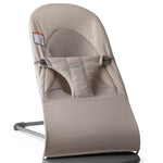 BabyBjörn Bouncer Balance Soft, Tri-Fabric, Sand Grey | 2-in-1 Adjustable Baby Bouncer Seat and Toddler Chair, Newborn to Toddler (8-29 lbs), 4 Positions, Lightweight & Portable