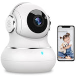 litokam Security Camera Indoor 2K, 360 Pan/Tilt Cameras for Home Security with Motion Detection, Baby Monitor for Pet/Dog with Night Vision, 2.4GHz WiFi Cam with Phone App & 2-Way Audio