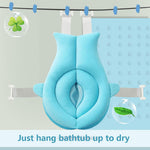 Baby Bath Seat Support Net Soft Infant Bathing Seat Support Mat Suspension Shower Pad Adjustable Non-Slip Newborn Bathtub Sling Mat Baby Sink Bather Tub Shower Net Bathtub Sit Up Mesh 0-6 Month