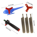 VETE 8 Pack Planes Toys Flying Toy Helicopter for Kids Toddlers, 360° Rotating Helicopter Airplane Toys for Boys Girls, Bulk Toys Party Favors Classroom Prizes, Pinata Fillers,Goodie Bag Stuffers