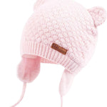 Duoyeree Kids Baby Hat Soft Warm Cable Knit Beanie Toddler Girl Fall Winter Hats
