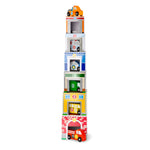 Melissa & Doug Nesting and Sorting Blocks - 6 Buildings, 6 Wooden Vehicles - FSC Certified