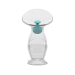 Clear glass container with a blue lid on a white background, featuring 'Dr. Talbots' branding.
