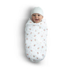 Delta Children 100% Cotton Flannel Baby Receiving Blankets for Girls and Boys – 30x30 Inches (Pack of 2), Pink Floral