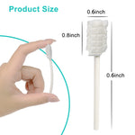 JJOVCE Baby Tongue Cleaner,Disposable Baby Mouth Cleaner, Soft Gauze Toohthbrush Newborn Oral Cleaning Stick Dental Care for 0-36 Month Baby (100)