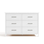 Graco Classic 6-Drawer Dresser – GREENGUARD Gold Certified, White Dresser for Bedroom, Kids & Nursery Storage Chest, Safety Interlocking Drawers, Pre-Installed Tracks, Kids Chest (White)