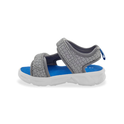 Carter's unisex child TANIS Lighted Sandal Grey 5 Toddler