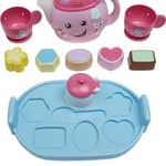 Fisher-Price Toddler Toy Laugh & Learn Sweet Manners Tea Set with Music & Lights for Educational Pretend Play Kids Ages 18+ Months