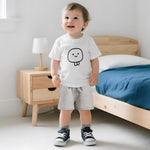 VICAMB 3PCS Unisex Baby Shorts,Toddler Cotton Pull on Shorts with Drawstring,Infant Solid Short Elastic Waist Comfy Short