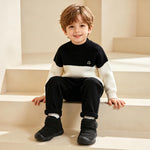 FEETCITY Baby Snow Boots Infant Winter Shoes Boys Girls Toddler Cozy Fleece Ankle Booties Warm Socks Shoes