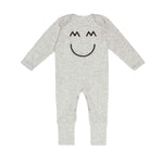 Miles and Milan Knotted Cap, Bodysuit and Romper Cozy Set (6-12M)