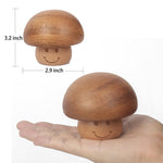 Castle in the Sky Mechanism Music Box Cute mini Mushroom Vintage Wood Carved Musical Gift for Birthday Valentine's Day Christmas Thanksgiving Day