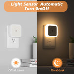 Sujeet Night Light, Night Lights Plug into Wall 8-Pack, Plug in Night Light, Dusk to Dawn Nightlight Led Night Lights for Bedroom, Bathroom, Hallway Warm White