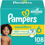 Pampers Baby Diapers - Swaddlers - Size 1, 198 Count, Ultra Absorbent Disposable Infant Diaper