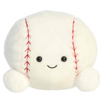 Aurora Adorable Palm Pals Party Sized Slugger Baseball Stuffed Animal - Fun Characters Now in Bigger Sizes - Perfect for Decorating Rooms and Birthday Gifts - White 7 Inches