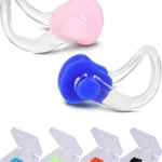 Yaomiao 6 Pcs Silicone Swimming Nose Plugs for Kids and Adults