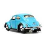 Jada Toys Disney Lilo and Stitch 1:32 Volkswagen Beetle Die-cast Car w/ 1.65" Stitch Figure, Toys for Kids and Adults