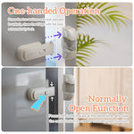 EUDEMON 1 Pack Updated Child Proof Refrigerator/Fridge/Freezer Door Lock Apply to Max 1"(25mm) Sealing Strip for Toddlers and Kids, no Tools Need or Drill (Grey)