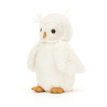 Jellycat Bashful Owl Stuffed Animal, Medium 10.5 inches - Bird Plush Toy - Classic Children's Gift