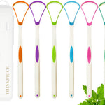 Tongue Scraper Cleaner 100% BPA Free Tongue Scrapers with Travel Handy Case for Adults & Kids, Healthy Oral Care, Easy to Use, Help Fight Bad Breath (6 PACK)