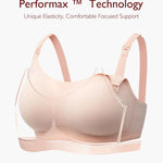Momcozy Nursing Bras for Breastfeeding, Seamless Ultra Comfort Maternity Bra with Performax™ Technology U Neck Pregnancy Bra