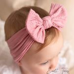 jollybows 18pcs Baby Nylon Headbands Hair Bow Elastics Hairbands Hair Accessories for Baby Girls Newborn Infant Toddlers Kid
