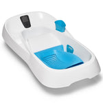 4moms Cleanwater Tub, 3-in-1 Grow-with-Me Baby Bathtub with Digital Thermometer for Newborns to Toddler, Assembled in The USA