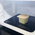 Silicone Baby Food Containers, 4 oz Reusable Baby Food Storage Jars with Lids, Perfect for Infant & Toddler (Powder Rose+Dusty Lilac)