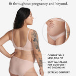 Bodily Under the Belly Panty, Low-Rise Maternity, Postpartum & Pregnancy Underwear, Soft, Stretchy & Comfortable for Transformations of Pregnancy, (Medium)