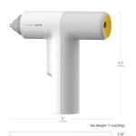 HOTO Cordless Auto Dispensing Glue Gun, Easyflow Hot Glue Gun with 40 Glue Sticks, 30s Fast Heating, 3000mAh USB-C Rechargeable, Anti-Scald & Anti-Drip, Ideal for DIY Crafts, Home Repairs & Decoration