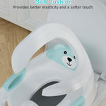 Potty Training Seat with Step Stool Ladder, Potty Training Toilet Seat with Soft Seat Splash Guard, Adjustable Height, 2 in 1 Potty Seats for Toddlers Kids Boys Girls