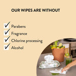 The Honest Company Clean Conscious Unscented Wipes | Over 99% Water, Compostable, Plant-Based, Baby Wipes | Hypoallergenic for Sensitive Skin, EWG Verified | Balance Blues, 60 Count