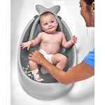 Skip Hop Infant Bath Tub 3-Stage Grow With Baby Smart Sling MOBY Bathtub Grey Age 0+
