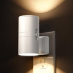 L LOHAS LED Night Light Plug in, Night Lights Plug into Wall, Light Sensor, 0-100LM, Soft White 3000K, Dimmable Night Light, Modern Nightlight for Hallway Bedroom Stairway, 2 Pack