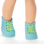 American Girl, AG Sisters Jozette Doll, with Blue Eyes, Long Wavy Blonde Hair with Blue Highlights, 14.5", Ages 4+
