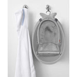 Skip Hop Infant Bath Tub 3-Stage Grow With Baby Smart Sling MOBY Bathtub Grey Age 0+