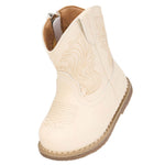 Newsonet Baby Cowboy Boots Infant Cowgirl Western Shoes White 6-12 Months