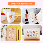 2 Roll Animal Stickers for Kids,1 Inch Cute Reward Sticker in 16 Patterns,Teacher Supplies for Classroom,Incentives Sticker Bulk for Kids,1000 Pcs Motivational Stickers for Party Favors