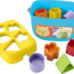Fisher-Price Baby’s First Blocks & Rock-a-Stack Toy Set, Bucket of 10 Shapes & Ring Stacking Activity for Developmental Play Ages 6+ Months (Amazon Exclusive)